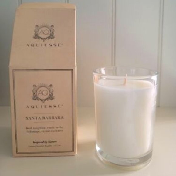 Aquiesse Candles Accents Aquiesse Santa Barbara Tangerine Herbs Heliotrope Ceylon Luxury